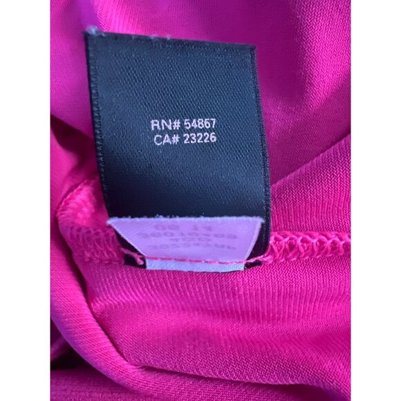 Victorias Secret Pink Long Sleeve Wrap Dress M Cocktail Party Homecoming Prom Su - Picture 8 of 9